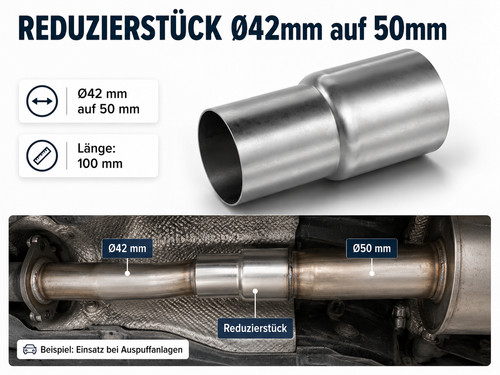 Auspuff rohr reduzierstück - auspuff,