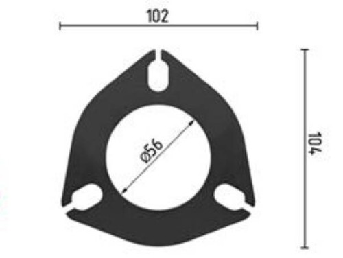 Auspuffverbinder muffe 3er - auspuffverbinder,